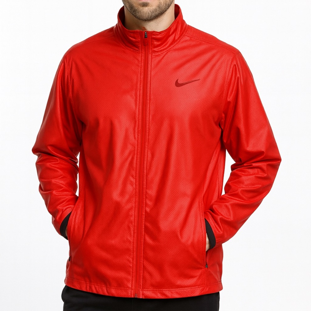Men's Nike Shield Salmon Red Soft-Shell Jacket Size XL